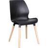 Euro Dining Chair (Black Natural)