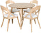 Gudena Round Dining Table 100 cm (Natural finish)