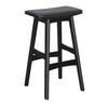 Gudena Counter Barstool - Black PU seat