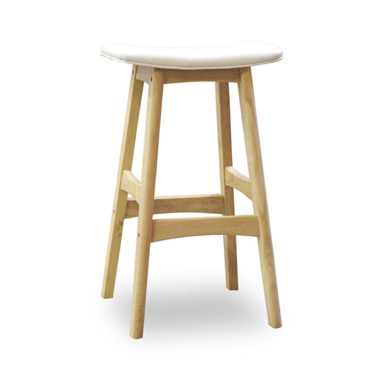 Gudena Kitchen Stool - Natural (White)