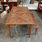 Recycled Elm Parquetry Dining Table 150x85