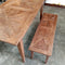 Recycled Elm Parquetry Bench