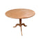 Oak Round Dining Table 100cm Diameter Top