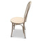 Metal Bentwood Dining Chair (White)