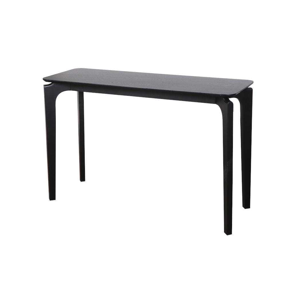 Nordic console table in black