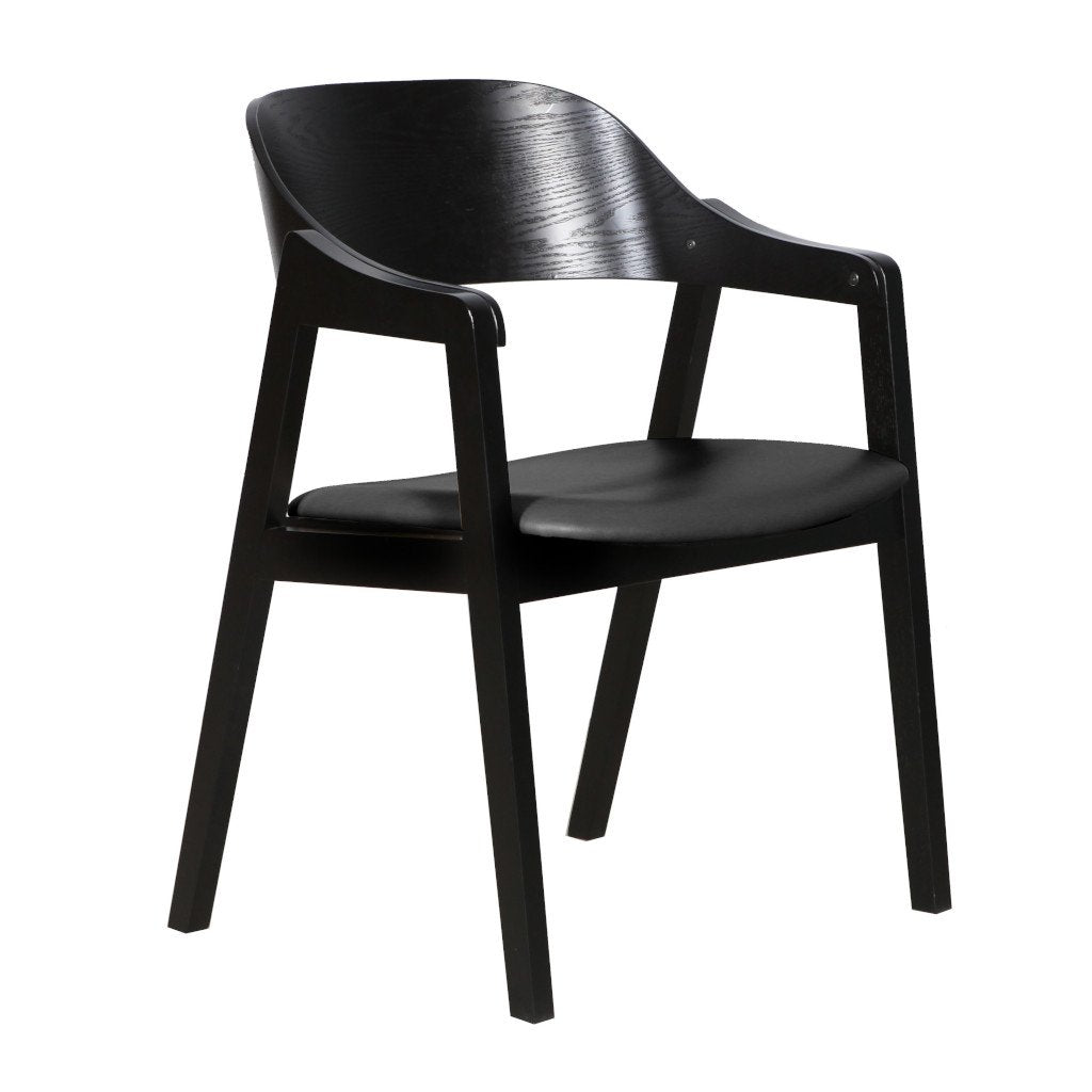 Norway Club chair in black