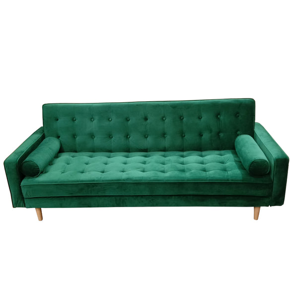 Sofia Sofa bed in green velvet
