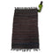 Cotton Chindi Black Tonal Rug Mat 50x80