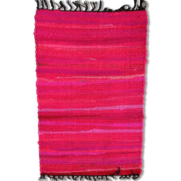 Cotton Chindi Pink Tonal Mat 50 x 80 cm