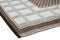 Europa Chestnut and Walnut Brown Geometric Recycled Plastic Reversible Outdoor Rug