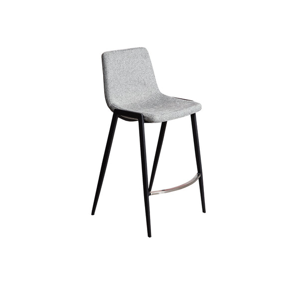 Hudson Counter Bar Stool (Grey Fabric)
