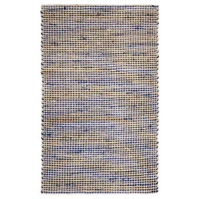 Iris Royal Blue Jute Rug Bohemio Furniture