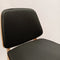 Lisbon Counter Barstool Natural Frame Black PU Seat
