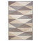 Monaco Champagne Beige and Cream Multicoloured Modern  Recycled Plastic Outdoor Rug