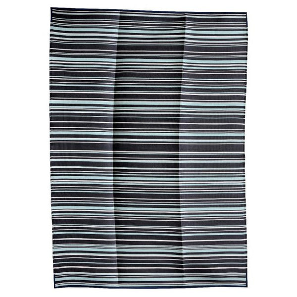 Zenith Multicolour Stripes Recycled Plastic Outdoor Rug